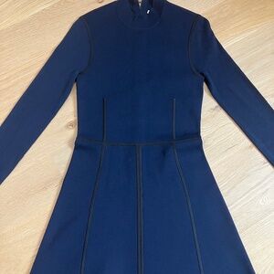 Veronica beard Navy blue midi knit dress size s